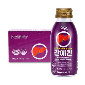 건강드링크 보고 간에칸 (간 건강 / 밀크씨슬 추출물 / 비타민B군 / 국산 원료) 10병