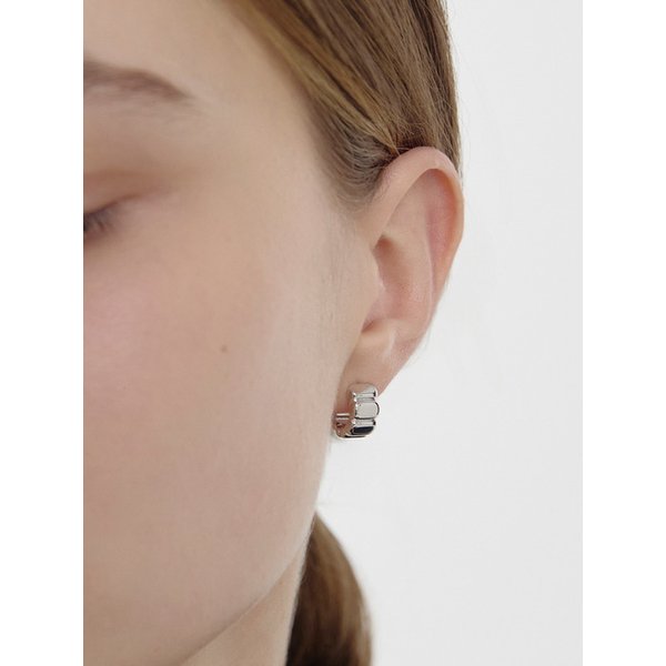 아이스블록 실버(W) 원터치 귀걸이 M HL2E62229W9XXX