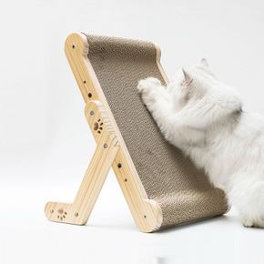 애견용품 3각 고양이수직스크래쳐