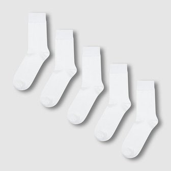 JAJU 남 코튼 중목 양말 5족 J146903209001