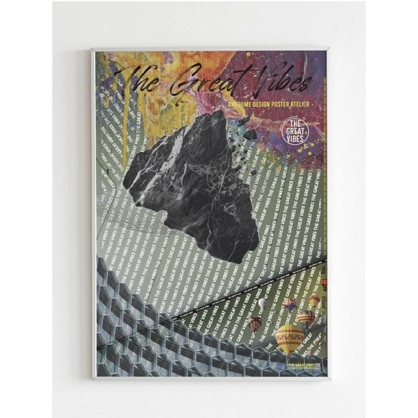 인테리어 아트 포스터 _ THE GREAT VIBES-1 (4 size /frame 3종)