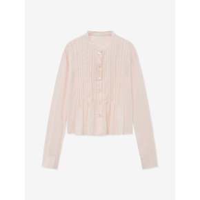 HENLY NECK PINTUCK BLOUSE_PINK