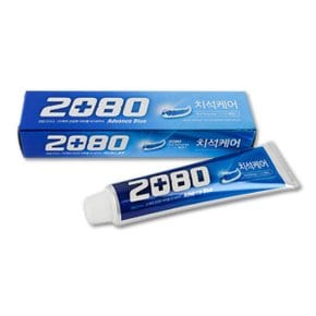 2080 어드밴스 블루 치약 120g 구취제거 치석케어
