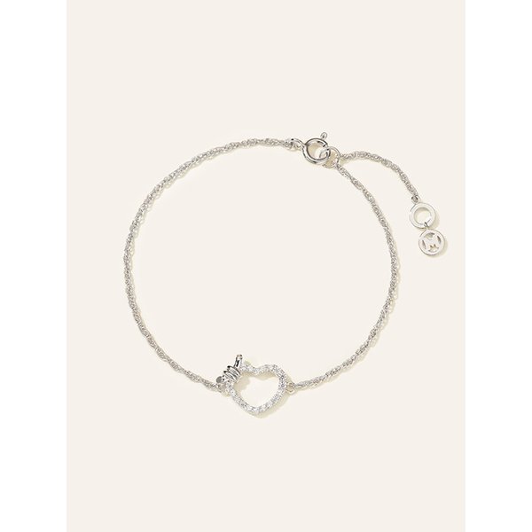 꾸오레 스털링 실버 화이트 브레이슬릿 A231SB2002WPA