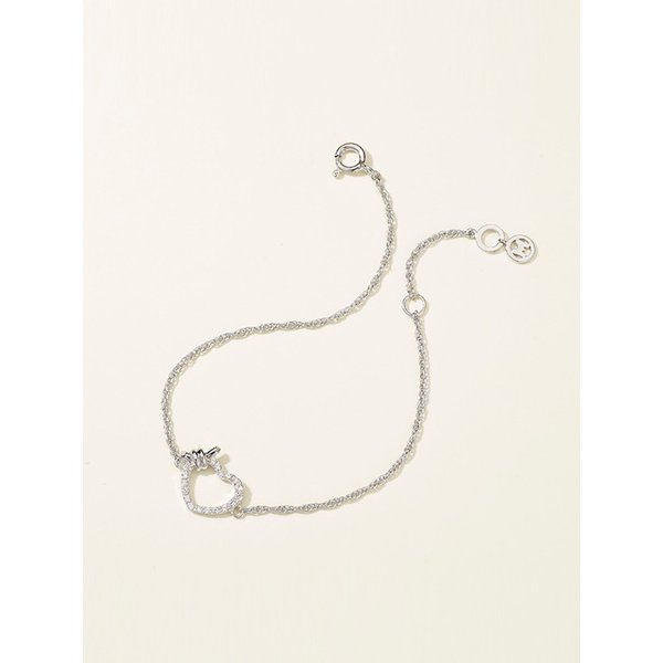 꾸오레 스털링 실버 화이트 브레이슬릿 A231SB2002WPA