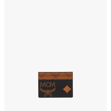 MCM Himmel 모노그램 믹스 카드 케이스 MXAEATA02BK