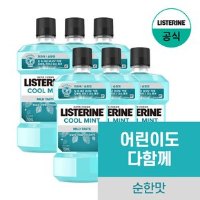 쿨민트 마일드 750ml x6