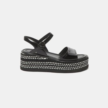 슈콤마보니 Weave sandal(black) DG2AM25035BLK