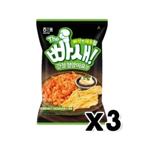 해태 빠새 간장청양마요맛 봉지과자 55g x 3개