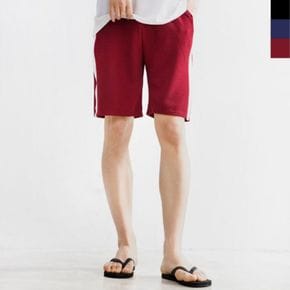 블레오 남성 여름 운동 헬스 츄리닝 트레이닝 배색 5부 반바지..