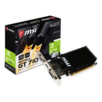 아이코다 MSI 지포스 GT710 D3 2GB LP 무소음 그래픽카드