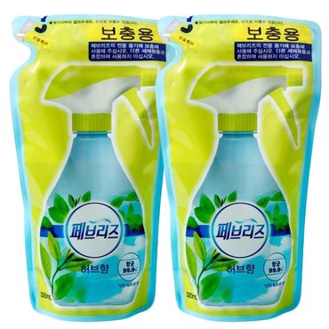 페브리즈 허브가든 리필 320ml X 2개