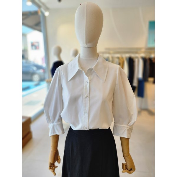 [여주점] [JJ 지고트] 여성 퍼프 소매 블라우스 GS4M0BL921