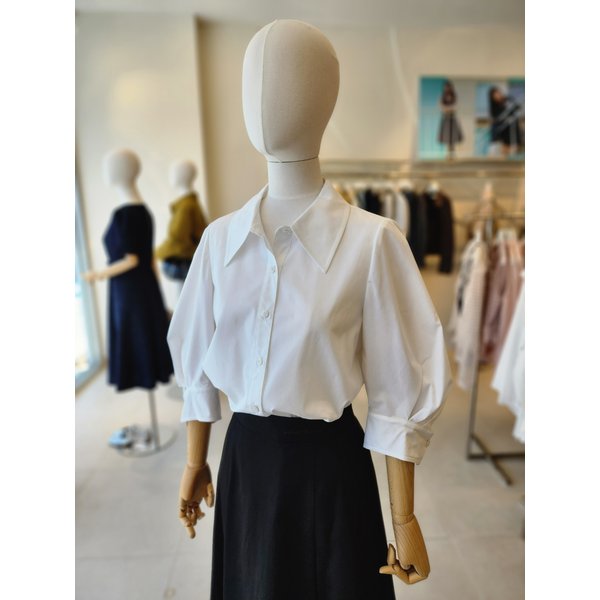 [여주점] [JJ 지고트] 여성 퍼프 소매 블라우스 GS4M0BL921