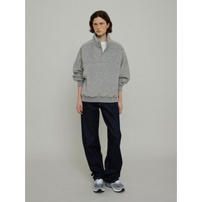 Teddy fleece anorak_melange grey