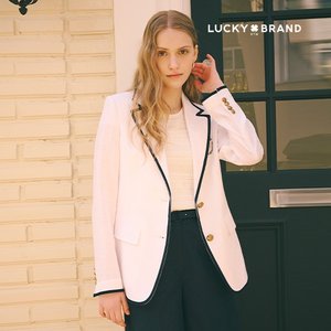  [Lucky Brand] 럭키브랜드 24SS 프렌치 린넨 100% 앰블럼 자켓