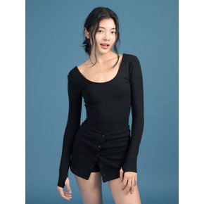Button Hip Cover (Ink black)