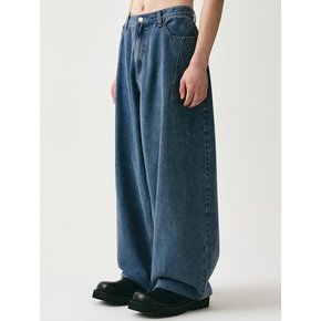 Bias Pintuck Denim Pants -  3COL