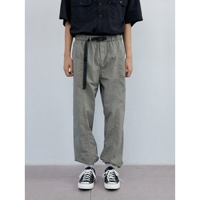 Two-way wind pants (olive gray)