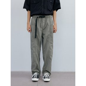 Two-way wind pants (olive gray)