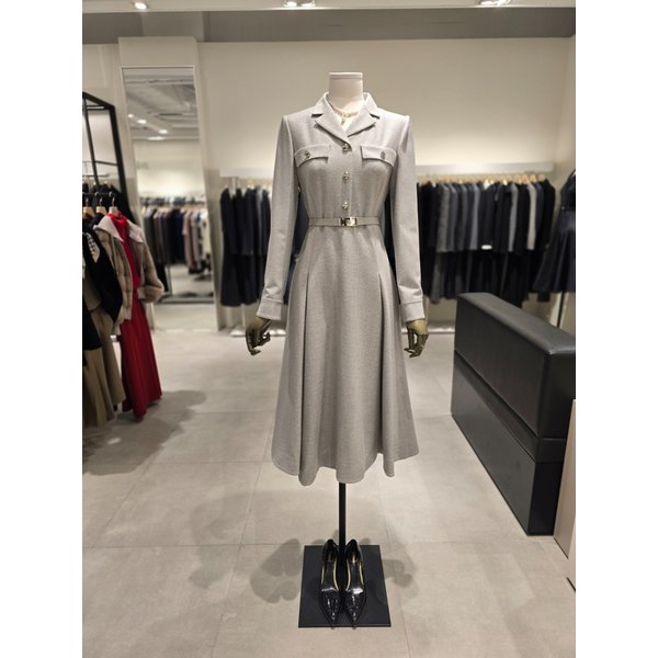 [파주점] 재킷형 A라인 턱 플레어 원피스 JPAA0OP153