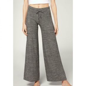 3786641 Calzedonia PALAZZO - Tracksuit bottoms mittelgrau meliert