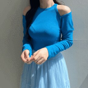 세트  프로스트 셔링 볼레로 가디건 오프숄더 숄더트임 나시 셋업 워터밤 휴양.._P360630005