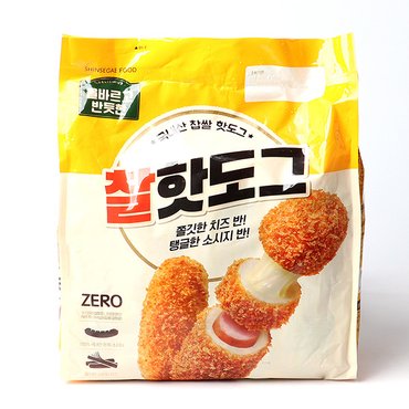 오뚜기 올반 치즈 찰핫도그 80g x 12 / 어린이 인기 간식