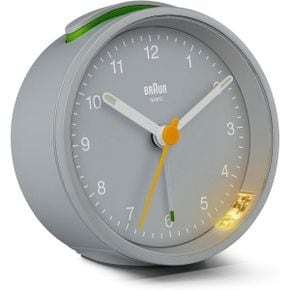 영국 브라운 탁상시계 Braun Classic 아날로그 Alarm Clock with Snooze and Light Quiet 쿼츠Mo