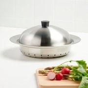 스테인리스 찜기+돔형뚜껑 세트_20-24cm J71N901050600