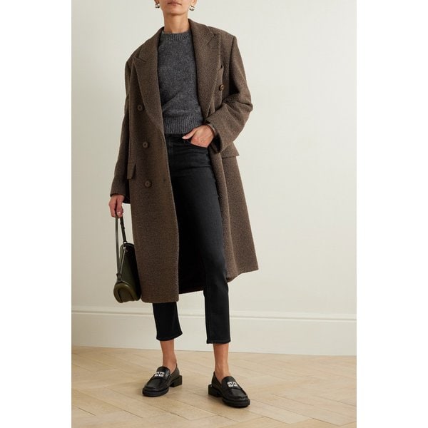 넷 서스테인 대즐러 앵클 미드라이즈 슬림 진 블랙 1647597326010367