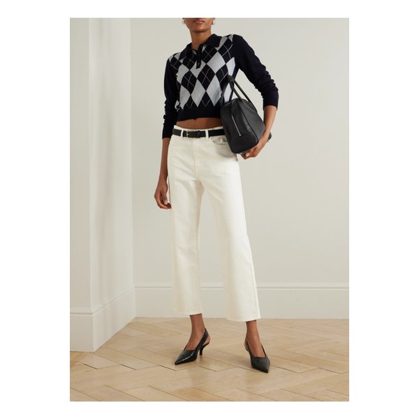 더 행 미드라이즈 스트레이트 진 에크루 46376663162833332