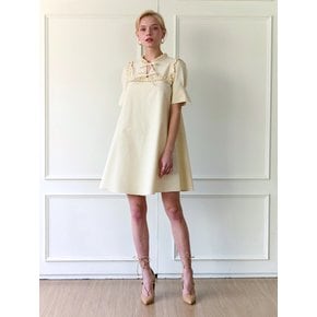 Square Frill One-piece CREAM