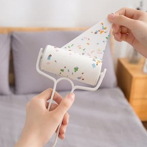필굿리빙 고양이털 먼지제거 사선컷팅 돌돌이 테이프클리너 리필
