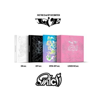  개봉앨범 포토카드 없음 / 아이브 (IVE) 2nd EP IVE SWITCH 해야 4종 세트