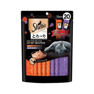 쉬바 멜티 츄르 고양이간식 참치2가지맛 20p
