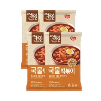 텐바이텐 동원 떡볶이의 신 국물 떡볶이 422g x 4팩 즉석식품