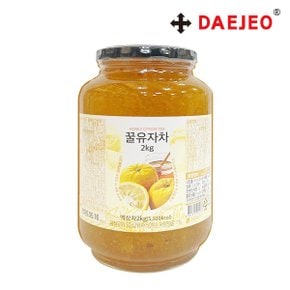 초록원 꿀유자차2kg 유자청 병유자차 유자차2kg