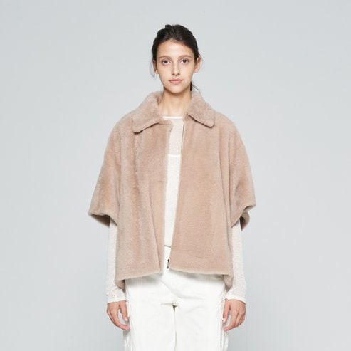 사바티에 24FW 램 케이프 (P15020OS)