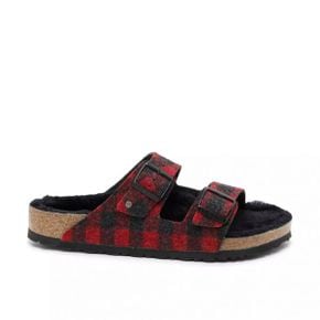 5363617 Birkenstock Arizona Rivet Plaid Red 1018112 Womens