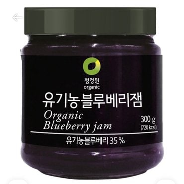 청정원 유기농 블루베리잼 300g / 1개