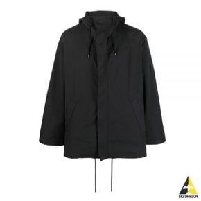 오라리 HIGH DENSITY COTTON POLYESTER CLOTH HOODED BLOUSON (A23SB02PC BLACK) (하이