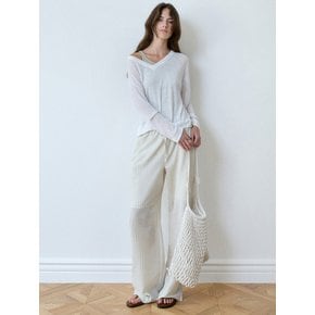 뮤즈 브이넥 탑_(3color)