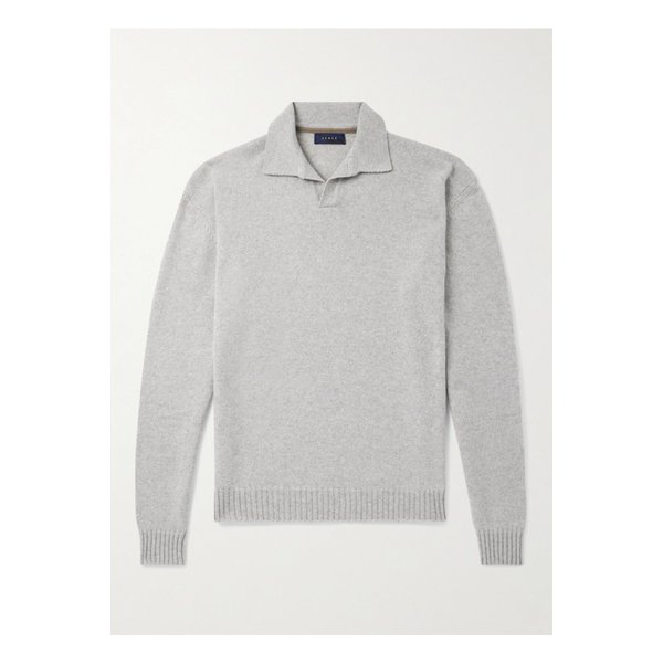 시즈 캐시미어 폴로 스웨터 그레이 46376663162899624