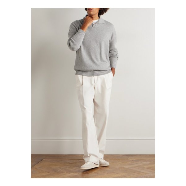 시즈 캐시미어 폴로 스웨터 그레이 46376663162899624