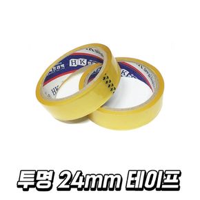 OPP 투명 테이프 24mm 2개입(1P)