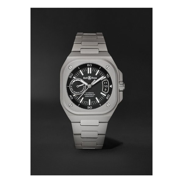 벨앤로스 BR-X5 오토매틱 크로노미터 티타늄 41mm 시계 46376663162921242