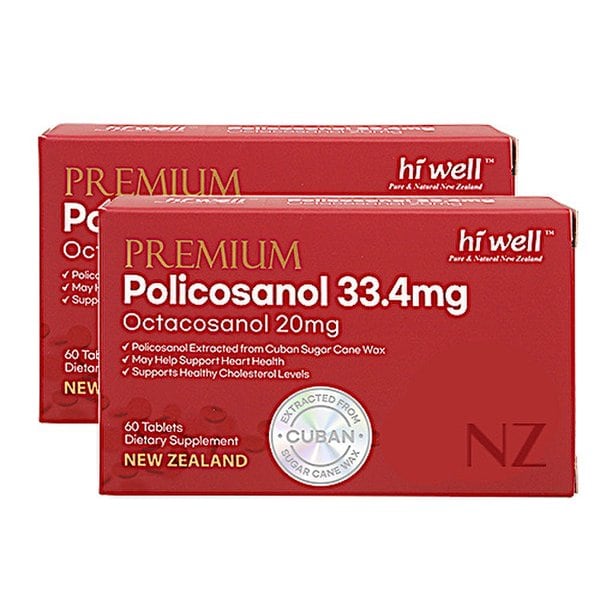 하이웰 프리미엄 폴리코사놀 Policosanol 60정 2개