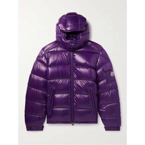 몽클레어 마야 퀼팅 쉘 후드 다운 22FW Purple