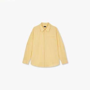 [MEN] 옐로우 스트라이프 셔츠 9154424933 DARK YELLOW